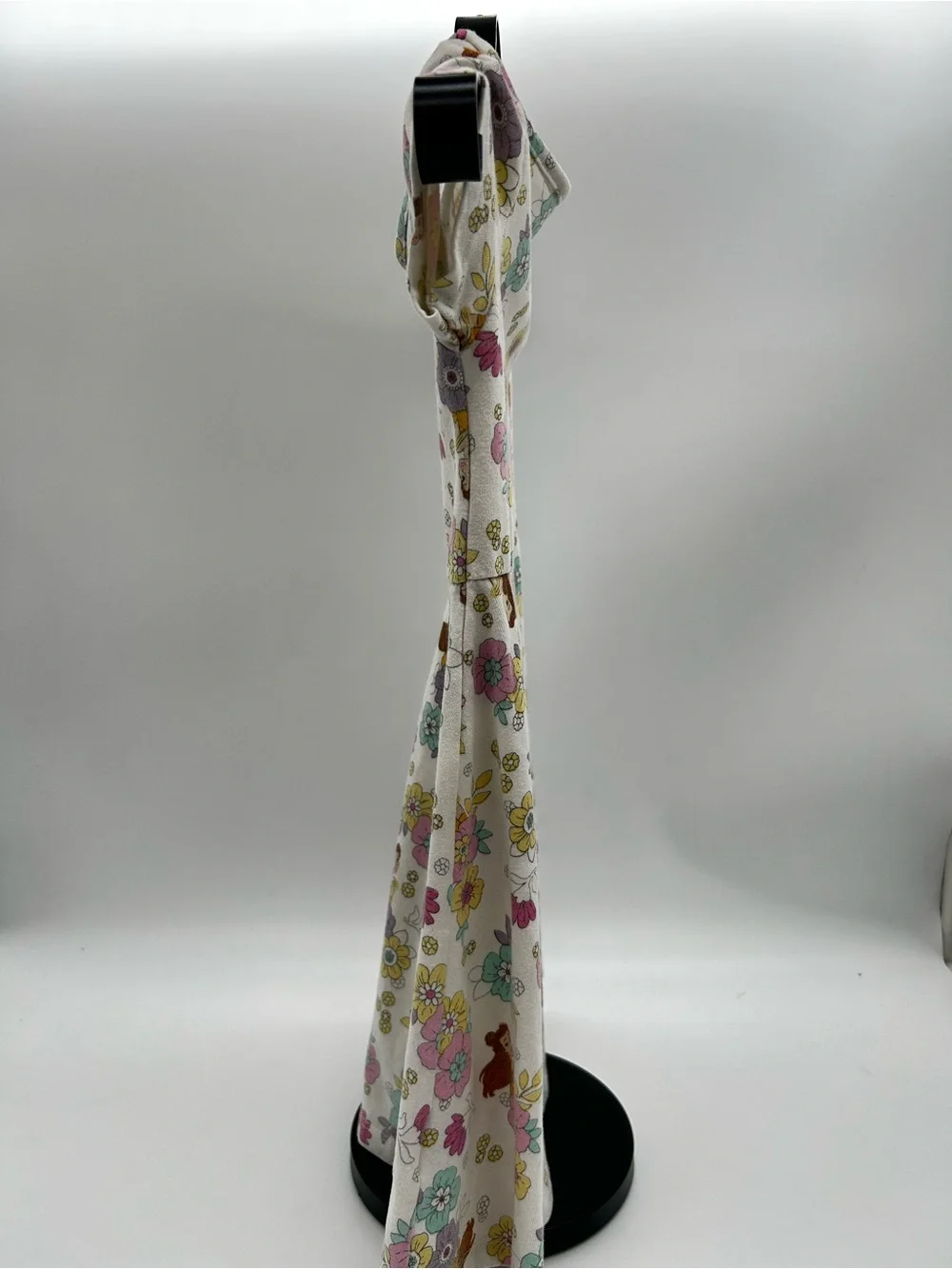 Disney Belle with White Floral Print Short Sleeve Dress Size 5T